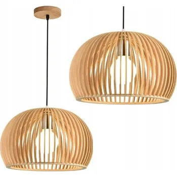 Designová moderní stropní svítidlo LED dřevěná ve stylu BOHO GAIA 45/28