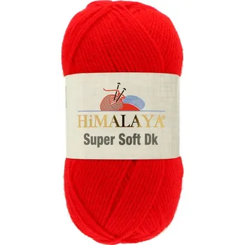 Příze Himalaya Super Soft DK 80710 jasně červená
