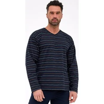 Pánské pyžamo Pánské pyžamo Cornette 139/45 - bavlna Tmavě modrá XL