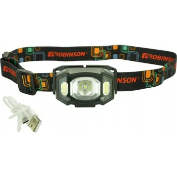 Čelovka Čelovka s Pohybovým Senzorem Černá Robinson