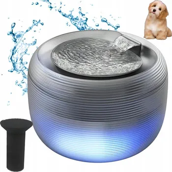 Miska pro psa Napáječka s fontánou HDY, plastová, 2500 ml