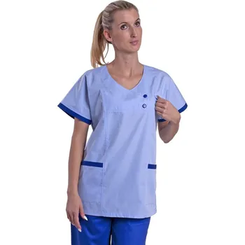 Dámská halenka Dámská pracovní halena 1107, světle modrá, VS170