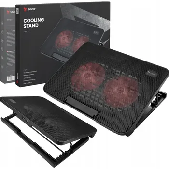 Chladicí podložka pod notebook SAVIO COS-02, 2 ventilátory, regulace otáček
