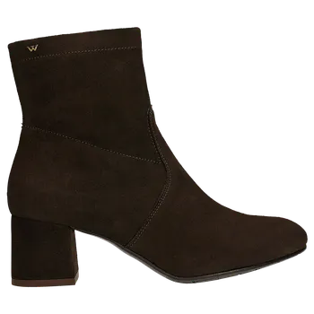 Dámské polobotky Hnědé Kotníkové Boty Na Podpatku Wojas 5537462 38