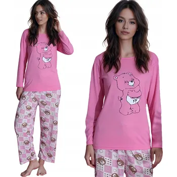 Dámské noční prádlo Dámské pyžamo Neti , bavlna růžové, velikost XL