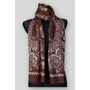 Šála Dámská šála vzor LM8901 barva: hnědá