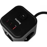 Huslog HUS1002 Nabíjecí stanice 20W 3xzásuvka, 2xUSB-C, 1xUSB černá