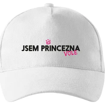 Kšiltovka Unisex kšiltovka Jsem princezna vole 2, Barva Bílá, Velikost 19×11 cm , Canvas Kšiltovka Bezvatriko.cz 3043