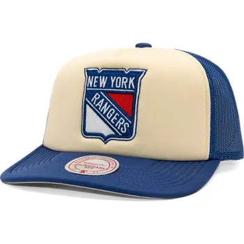 Kšiltovka Kšiltovka Mitchell & Ness - NHL Vintage Block Trucker - New York Rangers - Cream