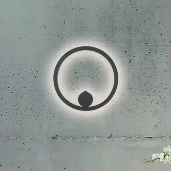 Lampička JUST LIGHT. GmbH JUST LIGHT. LED akumulátorové nástěnné světlo Archie, černé, 3 000 K - Délka nabíjecího kabelu 100 cm černá LED 6 W celkem - Doprava zdarma