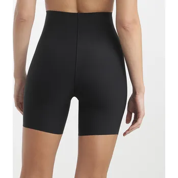 Kalhotky DIM MID WAIST PANTY - Dámské formující boxerky s vysokým pasem - DI000E6J černá L