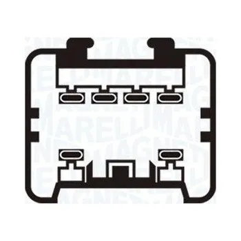 Stahovačka okna Zvedací zařízení oken MAGNETI MARELLI 350103170131