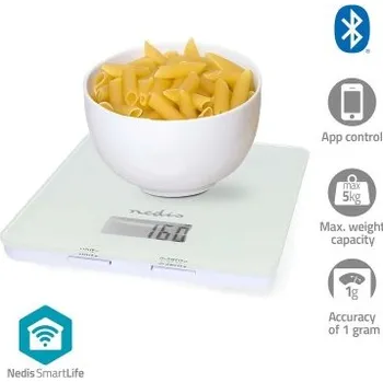 Kuchyňská váha Kuchyňská váha SmartLife | Bluetooth® | Plast / Sklo | Bílá