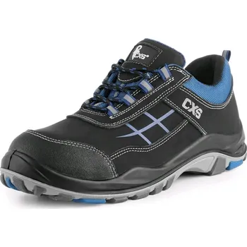 Pracovní obuv Obuv bezpečnostní polobotka CXS DOG SETTER S3, černo/modrá