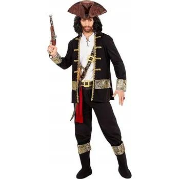 Karnevalový kostým KOSTÝM PIRÁT BARBOSSA KORZÁR DELUXE M