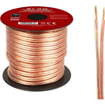 elektrický kabel Audio kabel pro repro BLOW 73-366, 2x2,50mm, 25m 5873366