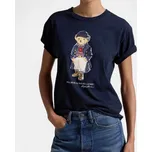 Dámské modré triko Ralph Lauren - Velikost XL, Barva Modrá 56499 211947944001