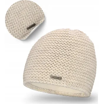 Čepice PaMaMi zimní čepice beanie béžová, univerzální velikost