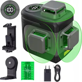 Měřící laser SAMONIVELAČNÍ LASER KŘÍŽOVÝ LASER 3x360° DOSAH 30M