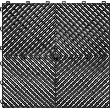 Dlaždice modulární podlahy 40x40cm ČERNÁ