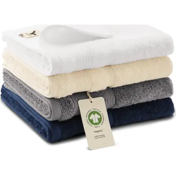 Ručník ORGANIC (GOTS), starostříbrná