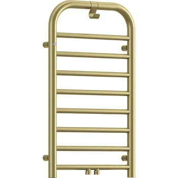 Radiátor Deante Silia, koupelnový radiátor 500x850 mm, 335W, zlatá matná, DEA-AGI_RG31
