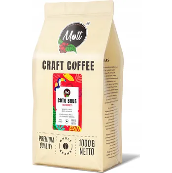 Káva Káva zrnková Arabica Mott Coffee Coto Brus Red Honey 1000 g