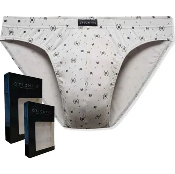 Pánské slipy ATLANTIC MP-1161 2-balení M námořnická modrá