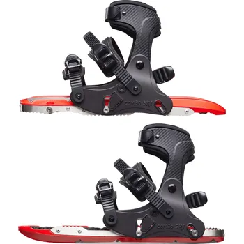 Zimní sport COMBO SKI 2v1 Kombinace sněžnic, mini-lyží a nesmeků ČERVENÁ