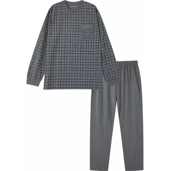 Pánské pyžamo Pánské bavlněné pyžamo WOLF S2476C šedé vel.XXXL