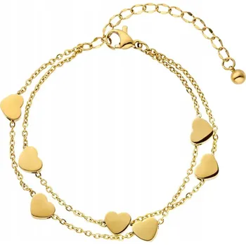 Náramek Náramek Loving Heart - Zlatá KP-34175