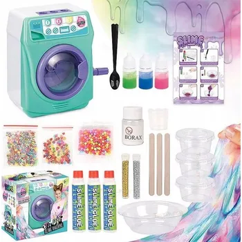 Výtvarná sada Továrna na sliz Prádlo DIY Velká sada na výrobu slizu Slimů pro děti