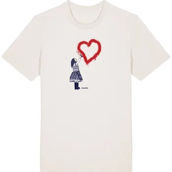 Dámské tričko Tričko Babička sprejerka béžové XL