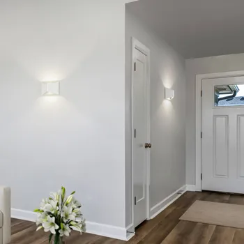 Lampička Helestra LED nástěnné světlo VID, bílé, nahoru/dolů, IP65 bílá LED 10 W celkem - Doprava zdarma