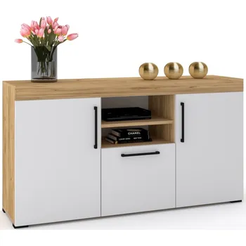 Komoda Komoda Krak Meble 135 x 33,8 x 90 cm dub craft matný