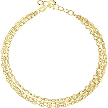 Náramek Zlatý náramek - žebříček - AP542-5356