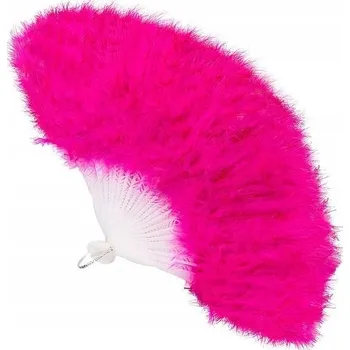 Karnevalový doplněk Widmann WI47172 odstíny růžové a fialové Vějíř