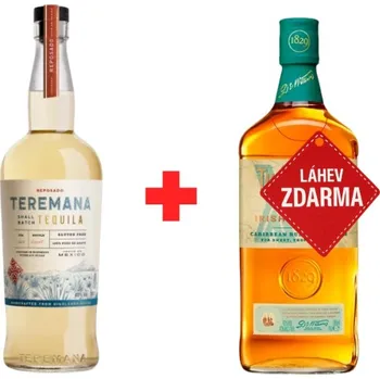 Rum Akce 1+1: Teremana Reposado by Dwayne “The Rock Johnson 0,7L 40% + XO Rum Cask 0,7L ZDARMA