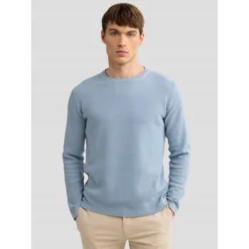 Pánský svetr Big Star svetr modrý kulatý velikost M