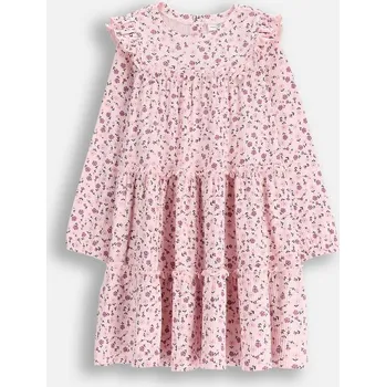 Dámské šaty Šaty pro Dívku Růžové s Květinami Dlouhý Rukáv Velikost 122 Coccodrillo ZC5