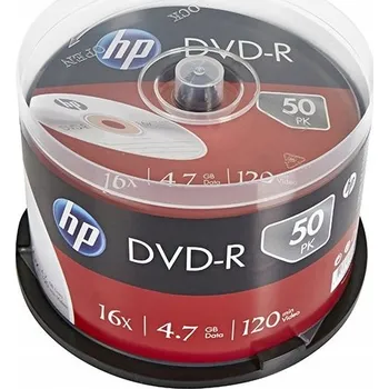 Optické médium DVD HP DVD-R 4,7 GB, 50 ks