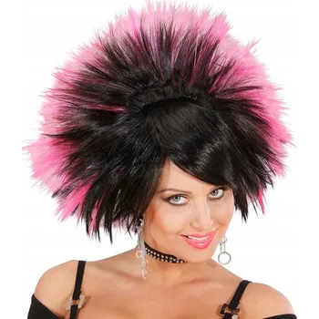 Karnevalová paruka Widmann paruka krátké vlasy černá s ofinou
