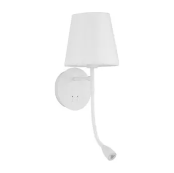 Nástěnné svítidlo Nástěnné svítidlo NOVA LUCE NIA E27 + LED na čtení 3000K 9182371 bez žárovky