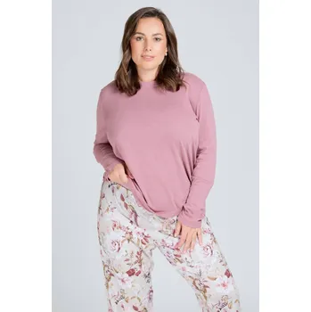 Dámské pyžamo Lady Belty dámský pyžamový set s květinovým vzorem - BELUNICO/potisk / XXL BEL5E028