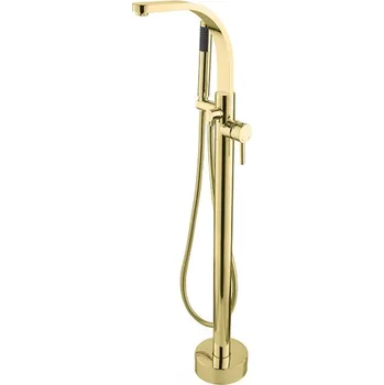 Vodovodní baterie Stojánková vanová baterie DECCO II Zlatá (10280) HOPA