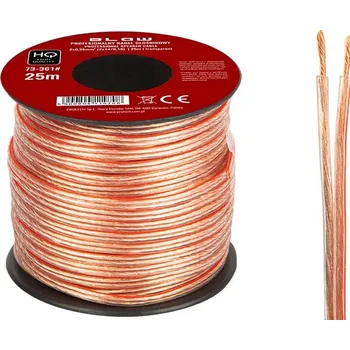 elektrický kabel Audio kabel pro repro BLOW 73-361, 2x0,35mm, 25m 5873361