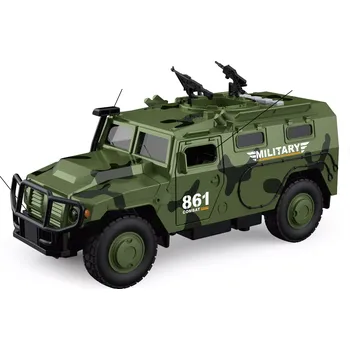 autíčko Wiky Vehicles Auto vojenské s efekty 25,5 cm