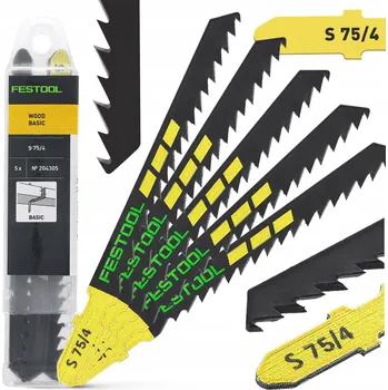 Příslušenství k pile Pilový Pilový List ve tvaru T (T) pro přímočaré pily Festool