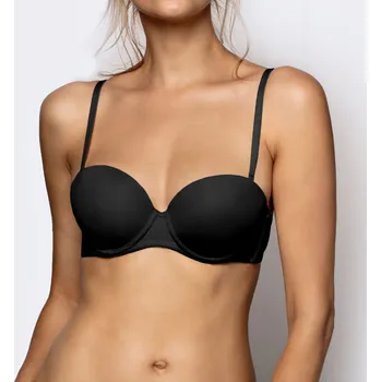 Podprsenka PODPRSENKA BARDOTKA ATLANTIC BBR-050 ČERNÁ 75B