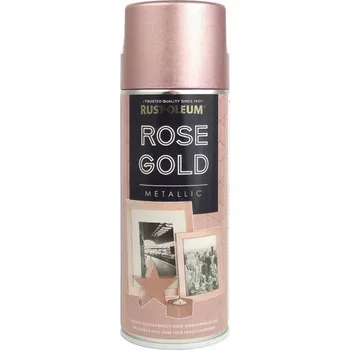 Barva ve spreji Barva ve spreji Rust-Oleum Rose Gold 400 ml metalický efekt